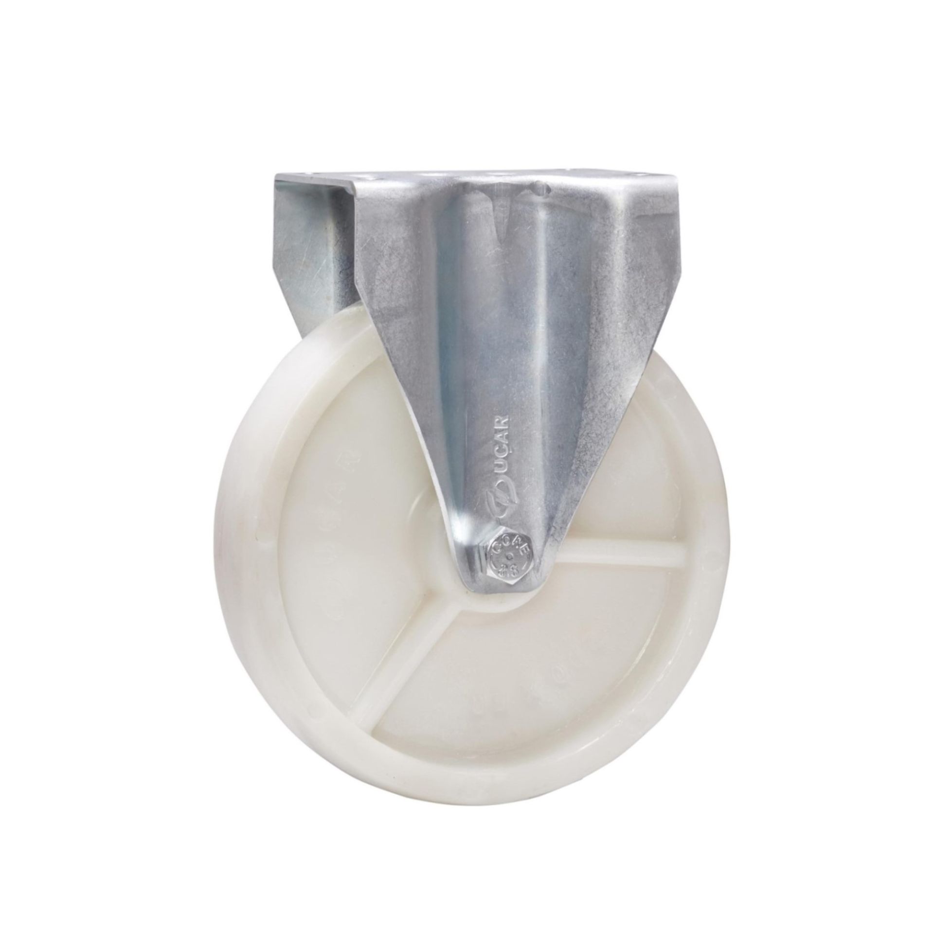 Poliamid Tekerlek (Sabit Maşa, Burçlu) Ø200