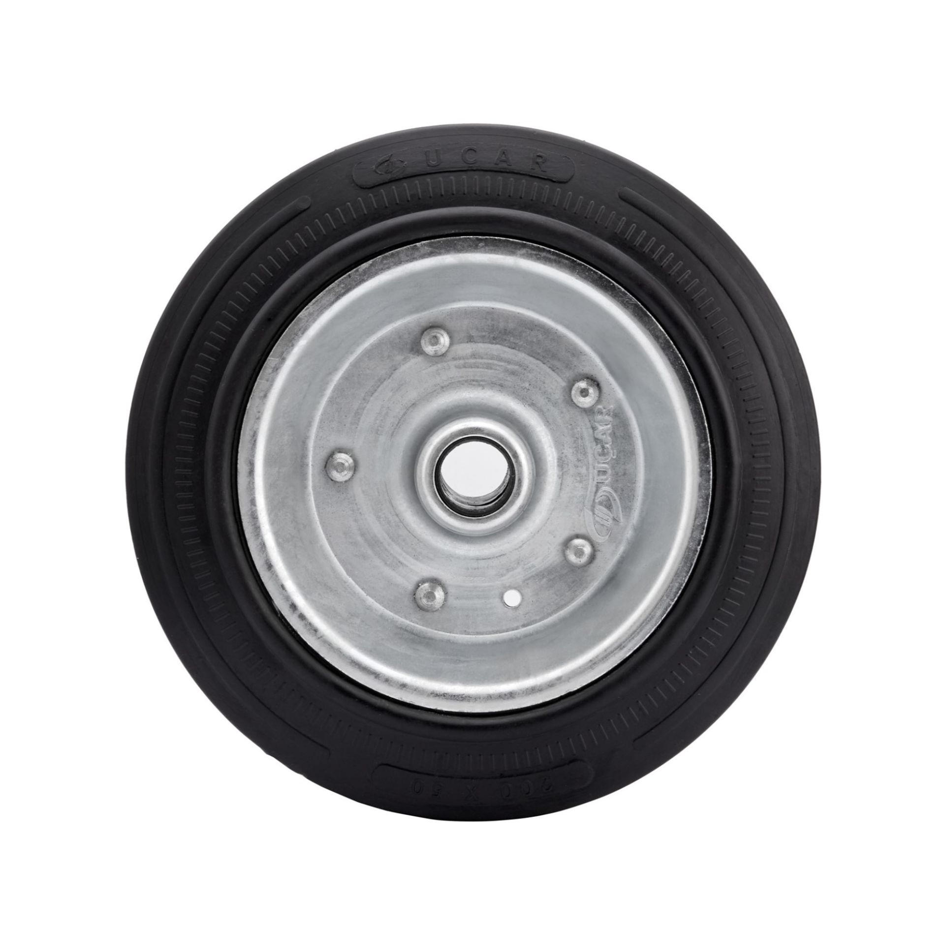 Kauçuk Kaplı Çelik Jant Tekerlek Çinko Kaplamalı - Ø200 - Masura Rulman