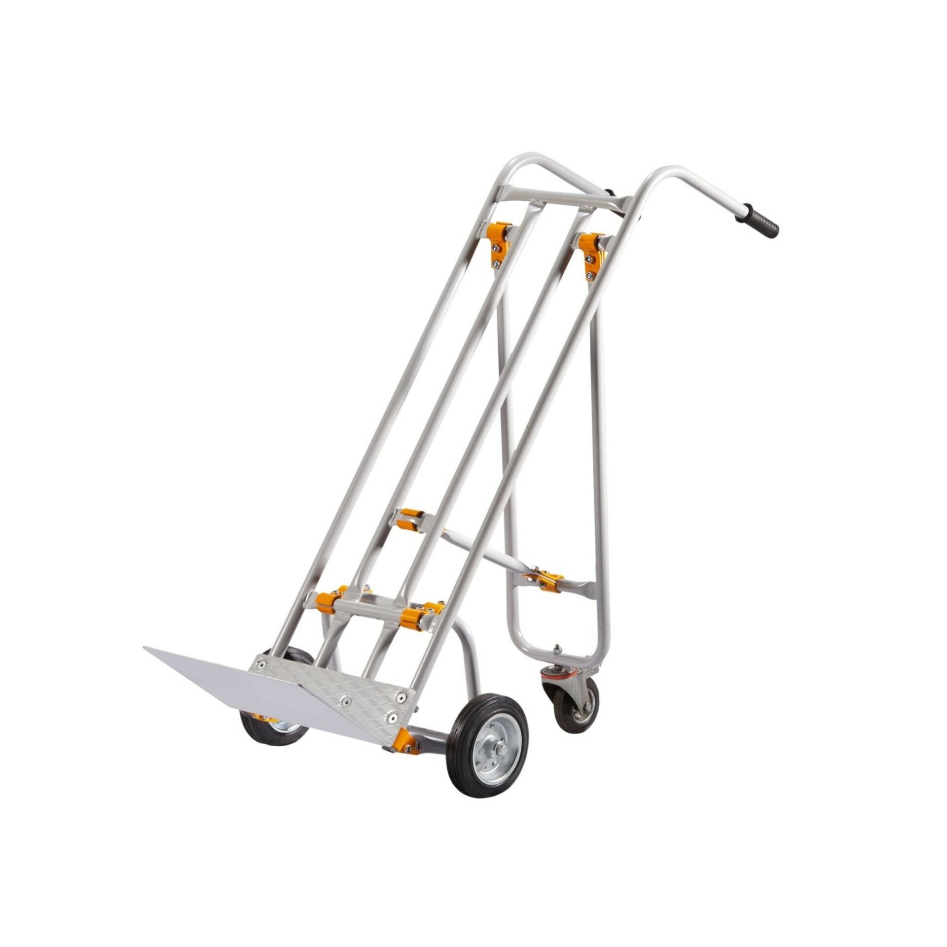 Destekli Yük Taşıma Arabası Ø200 Rulmanlı Poliamid Teker