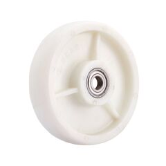 Geniş Kürekli Koli Taşıma Arabası (Destekli) Ø200 Rulmanlı Poliamid Teker