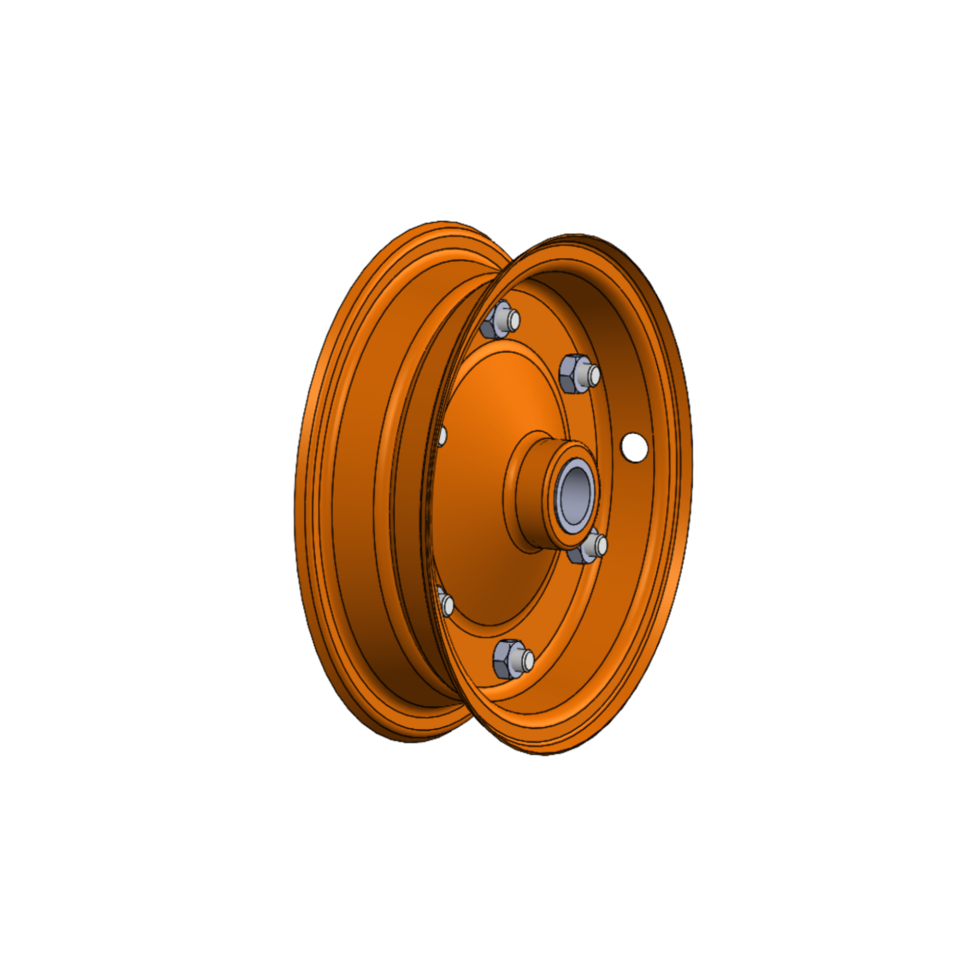 El Arabası Tekerlek Jantı 3,50-8 ve 4,00-8 Plastik Burçlu - Ø20