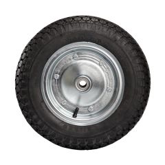 Havalı Jantlı El Arabası Tekerleği (3.50-8) Çinko Kaplamalı - Rulmanlı - Ø20