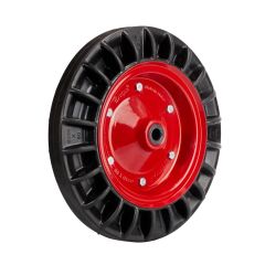 Federli Dolgu Tekerlek (Çap:350) Kırmızı - Burçlu - Ø20