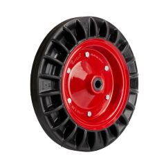 Federli Dolgu Tekerlek (Çap:350) Kırmızı - Burçlu - Ø25