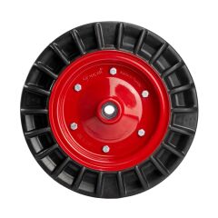 Federli Dolgu Tekerlek (Çap:350) Kırmızı - Burçlu - Ø25