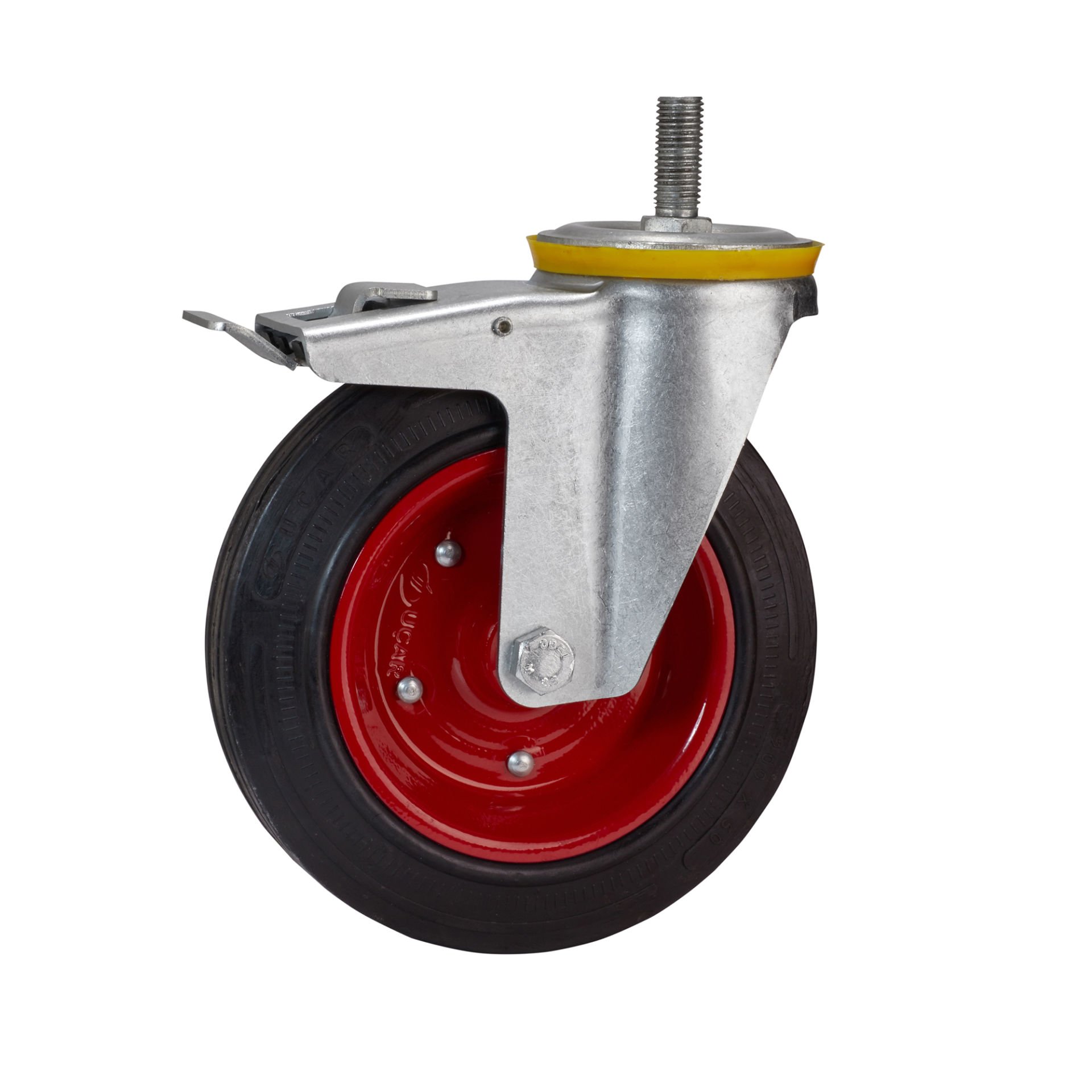 Civata Bağlantılı Döner Frenli Kırmızı - Ø200